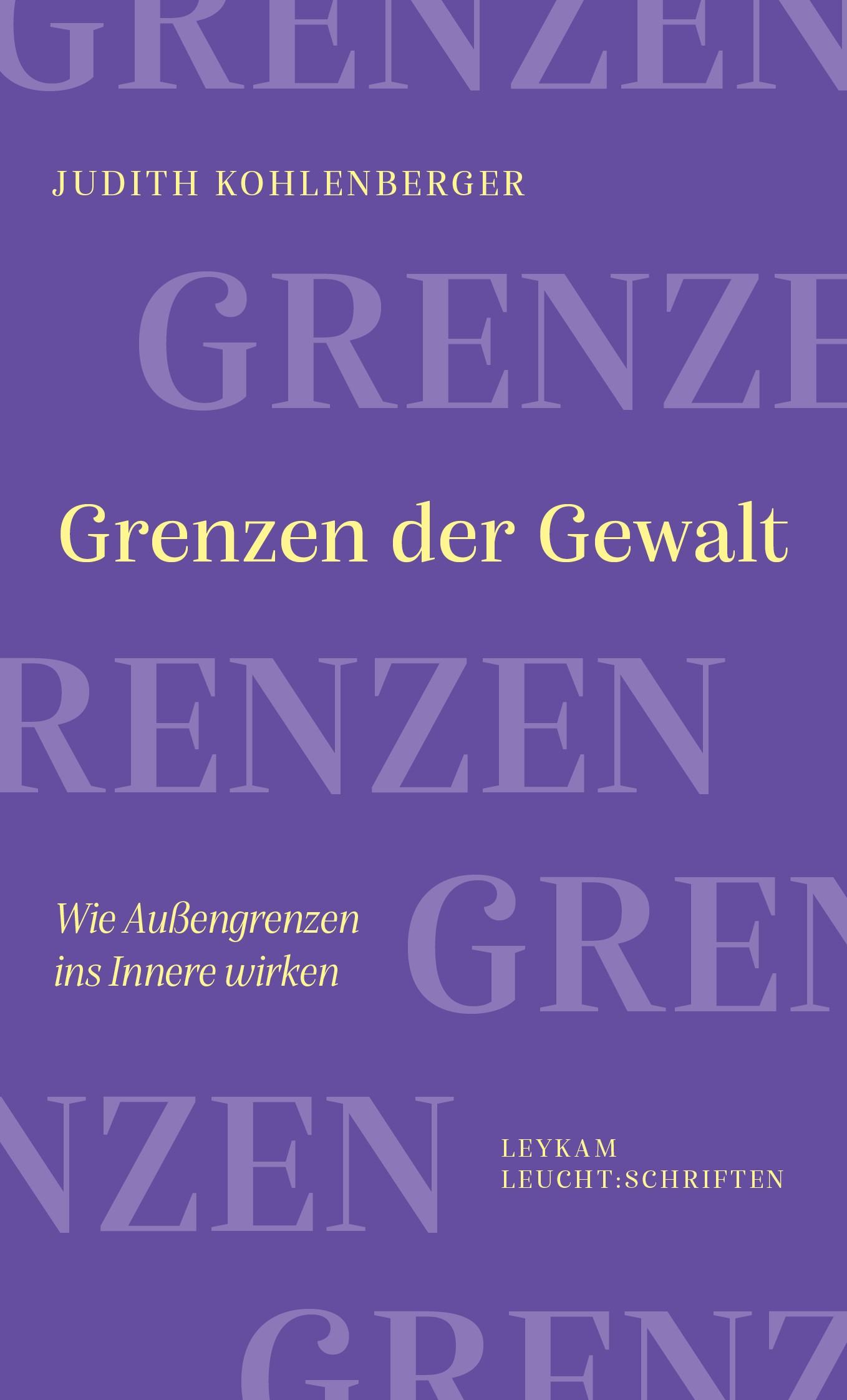 Vorderes Coverbild Grenzen der Gewalt