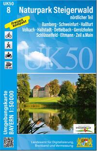 Vorderes Coverbild UK50-8 Naturpark Steigerwald, nördlicher Teil