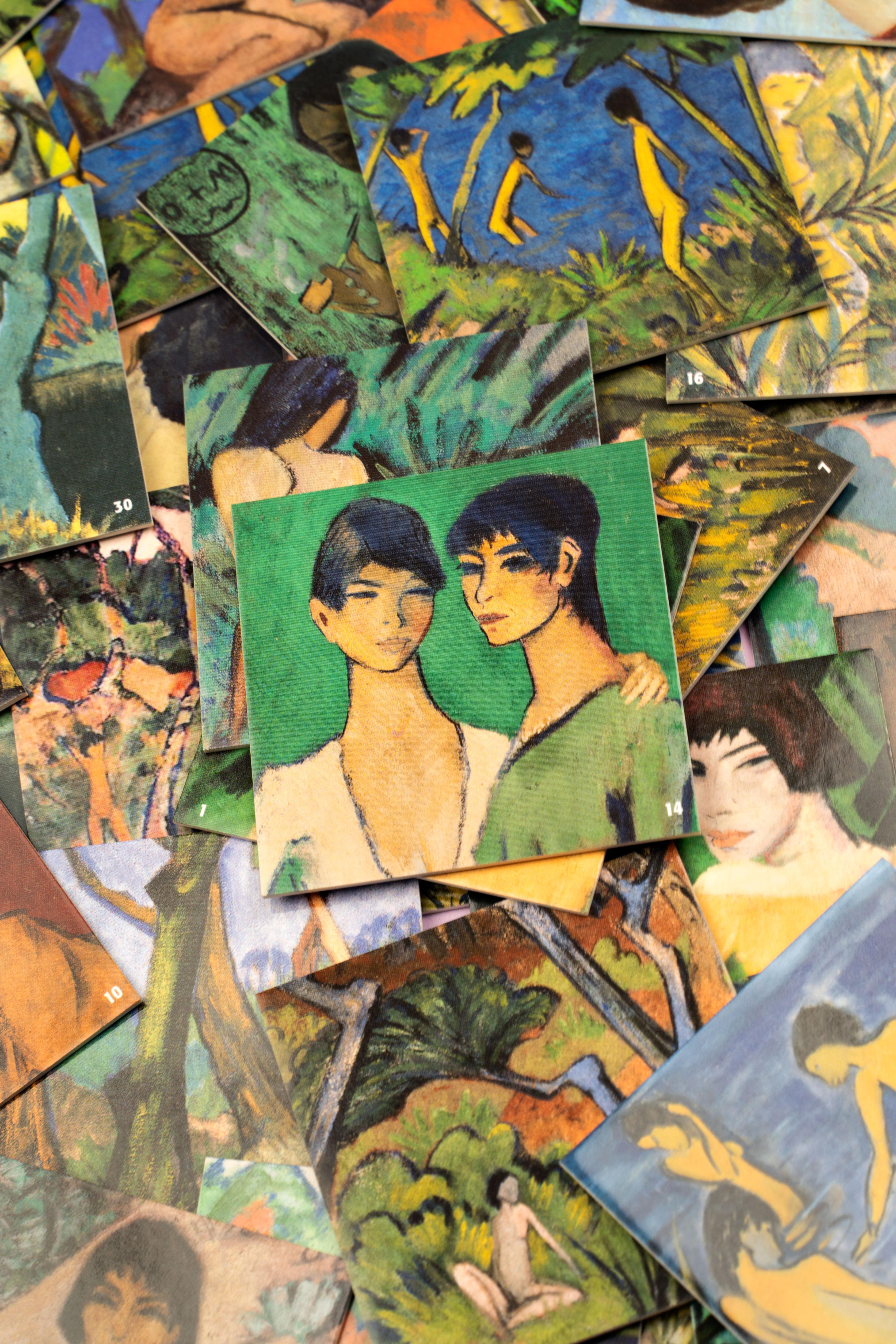 Beispielinhalt (Bild) Otto Mueller. Memo / Otto Mueller. Matching Game