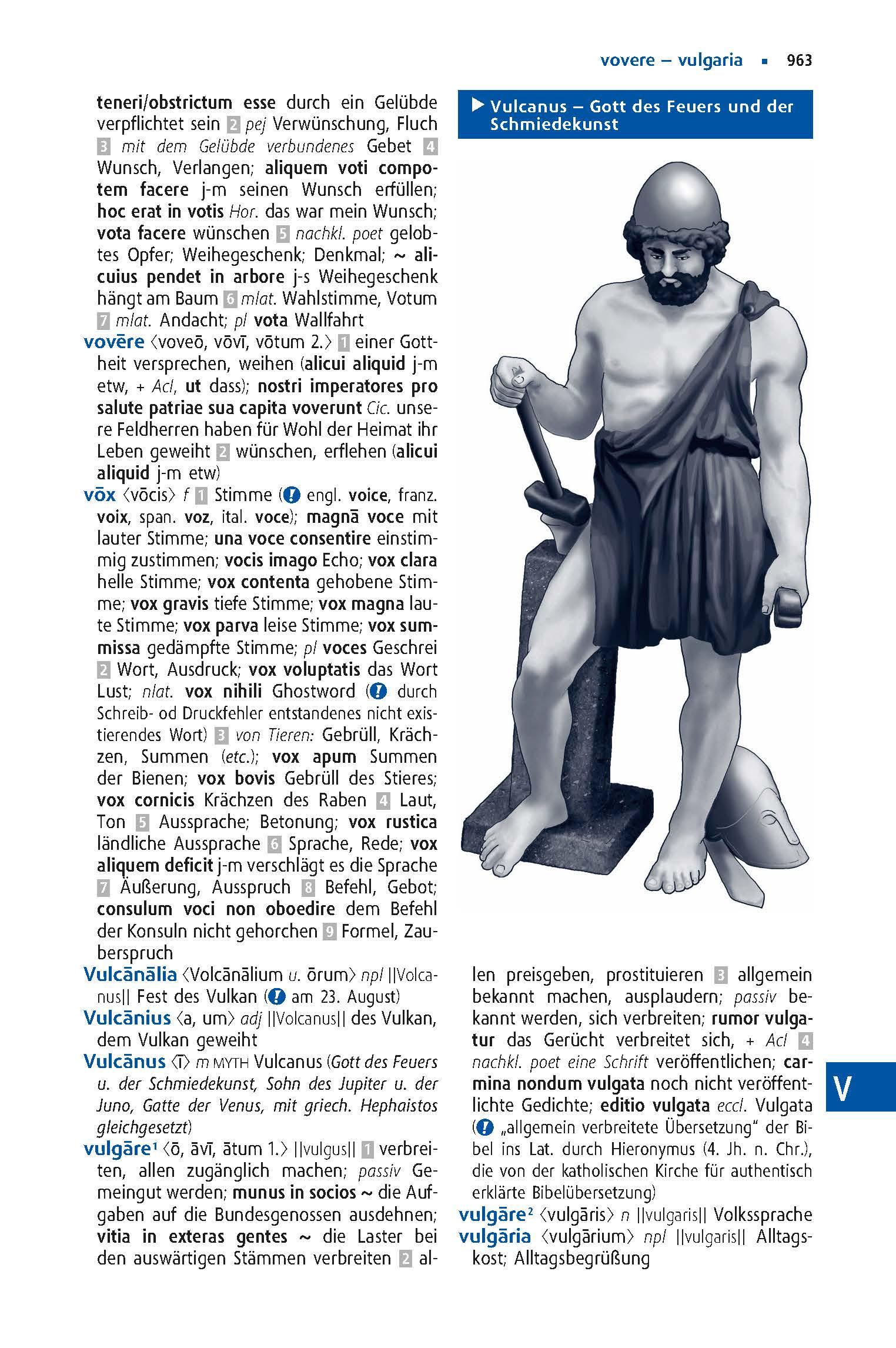 Beispielinhalt (Bild) Langenscheidt Großes Schulwörterbuch Plus Latein