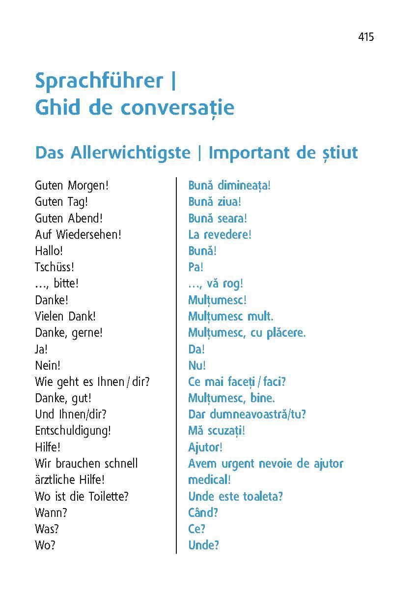 Beispielinhalt (Bild) Langenscheidt Universal-Wörterbuch Rumänisch