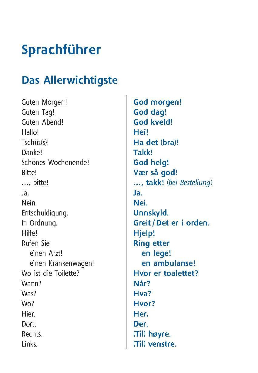Beispielinhalt (Bild) Langenscheidt Universal-Wörterbuch Norwegisch