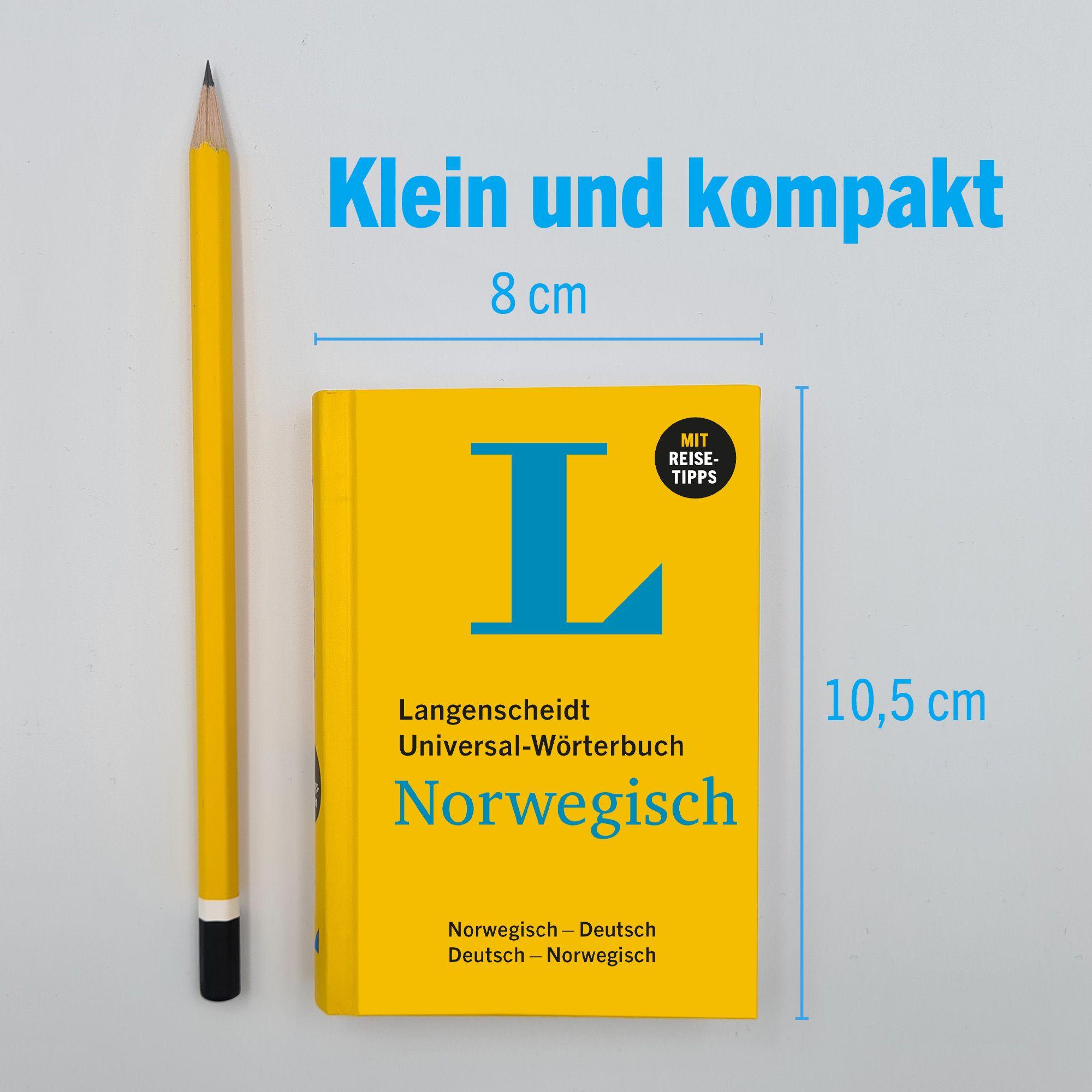 Beispielinhalt (Bild) Langenscheidt Universal-Wörterbuch Norwegisch