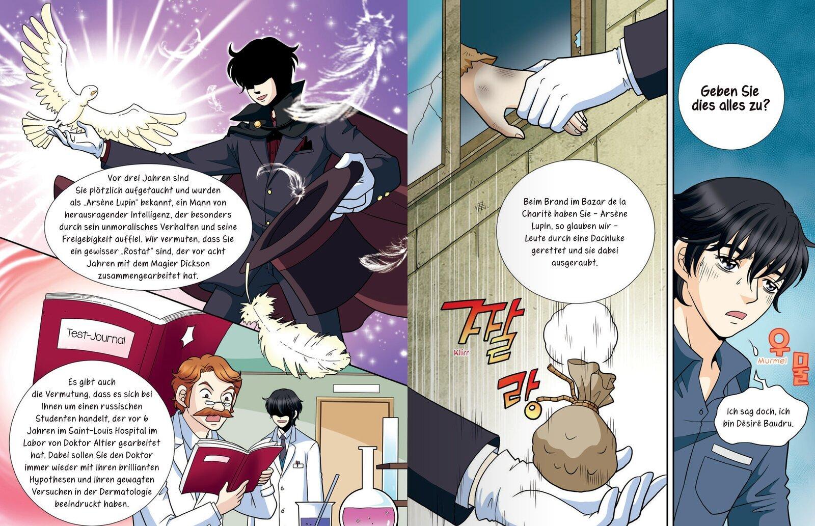 Beispielinhalt (Bild) MANHWA - Klassiker für Kids - Sherlock Holmes (komplett in Farbe)