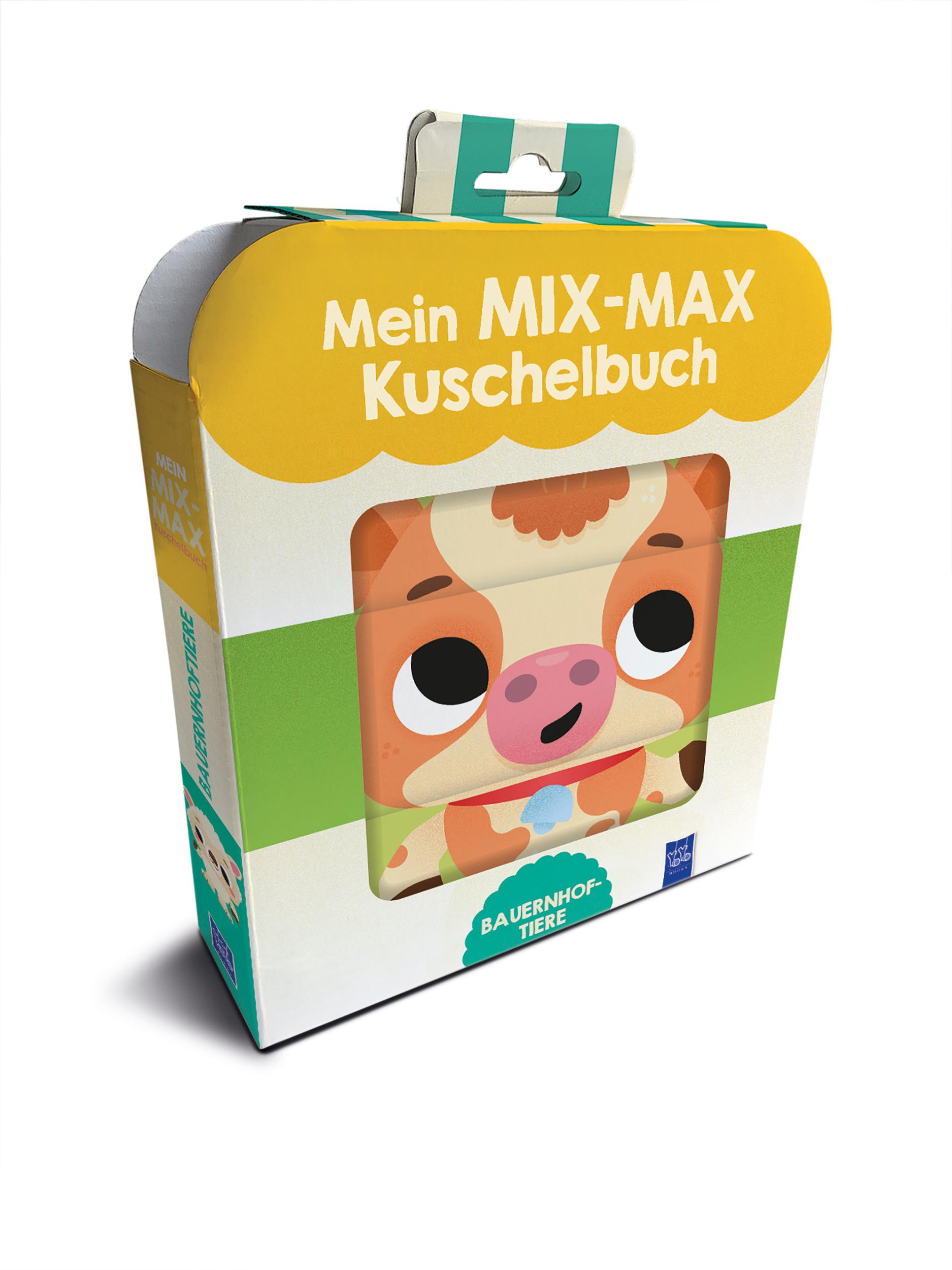 Vorderes Coverbild Mein Mix-Max Kuschelbuch - Bauernhoftiere