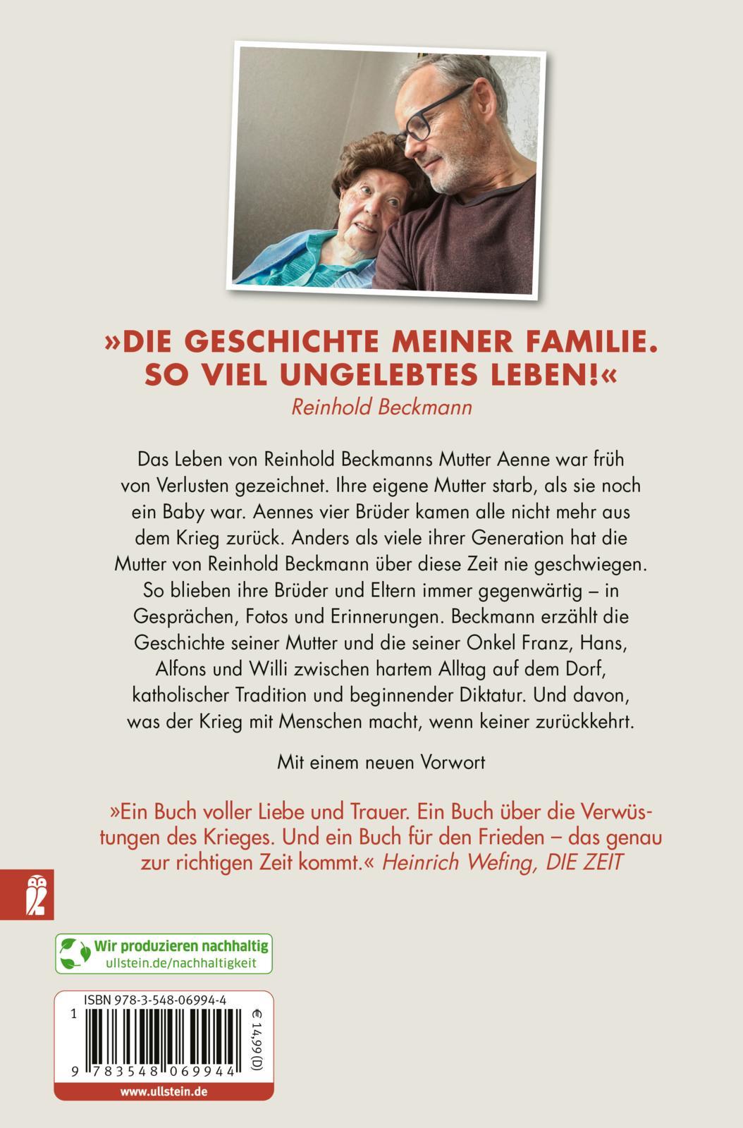 Rückseitencover Aenne und ihre Brüder