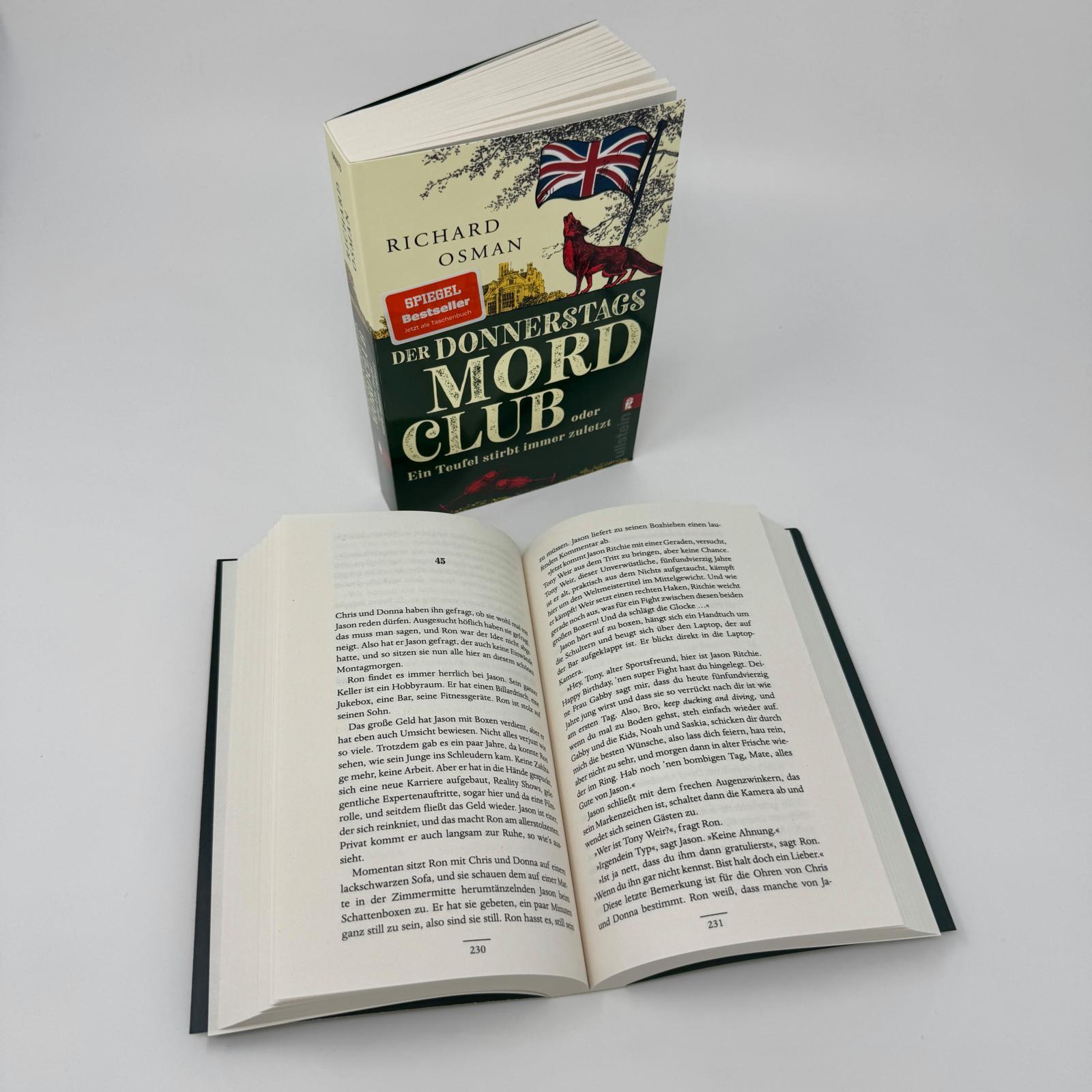 Beispielinhalt (Bild) Der Donnerstagsmordclub oder Ein Teufel stirbt immer zuletzt