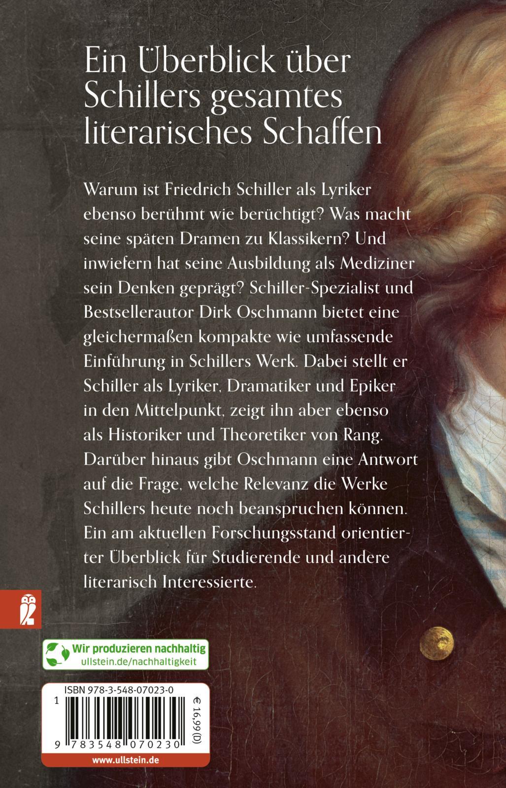Rückseitencover Friedrich Schiller