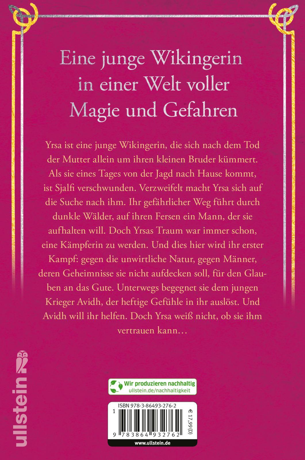 Rückseitencover Yrsa. Journey of Fate