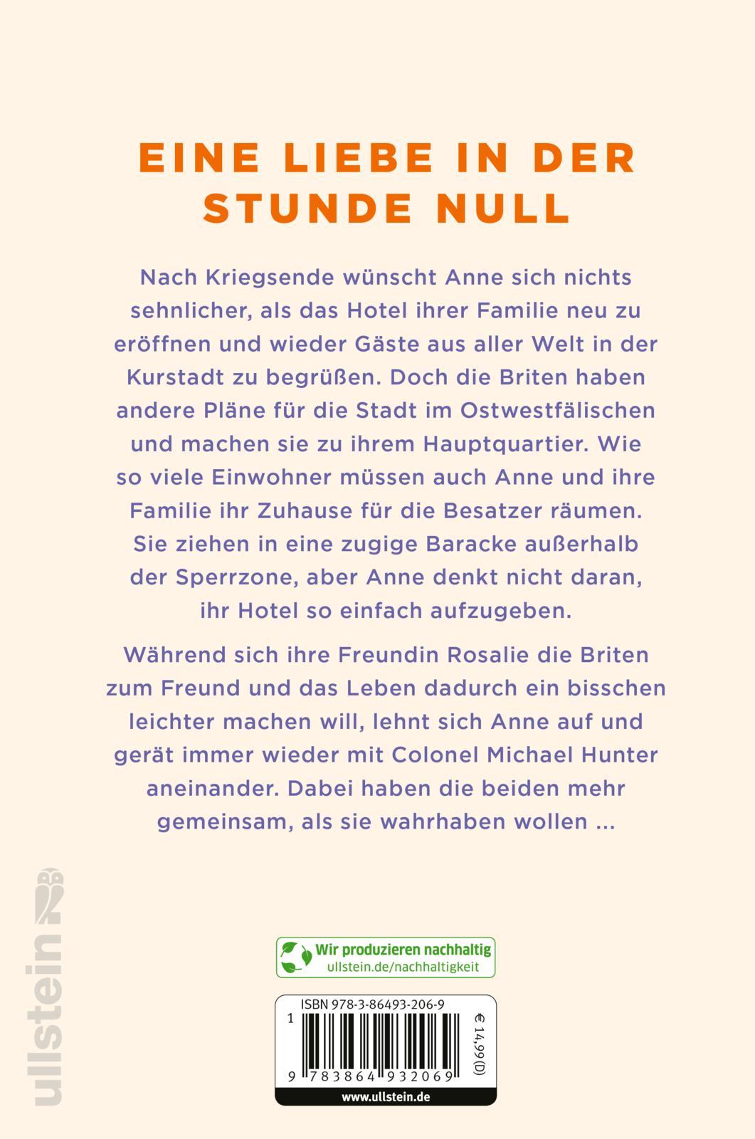 Rückseitencover Don't kiss Tommy. Eine Liebe in der Stunde Null