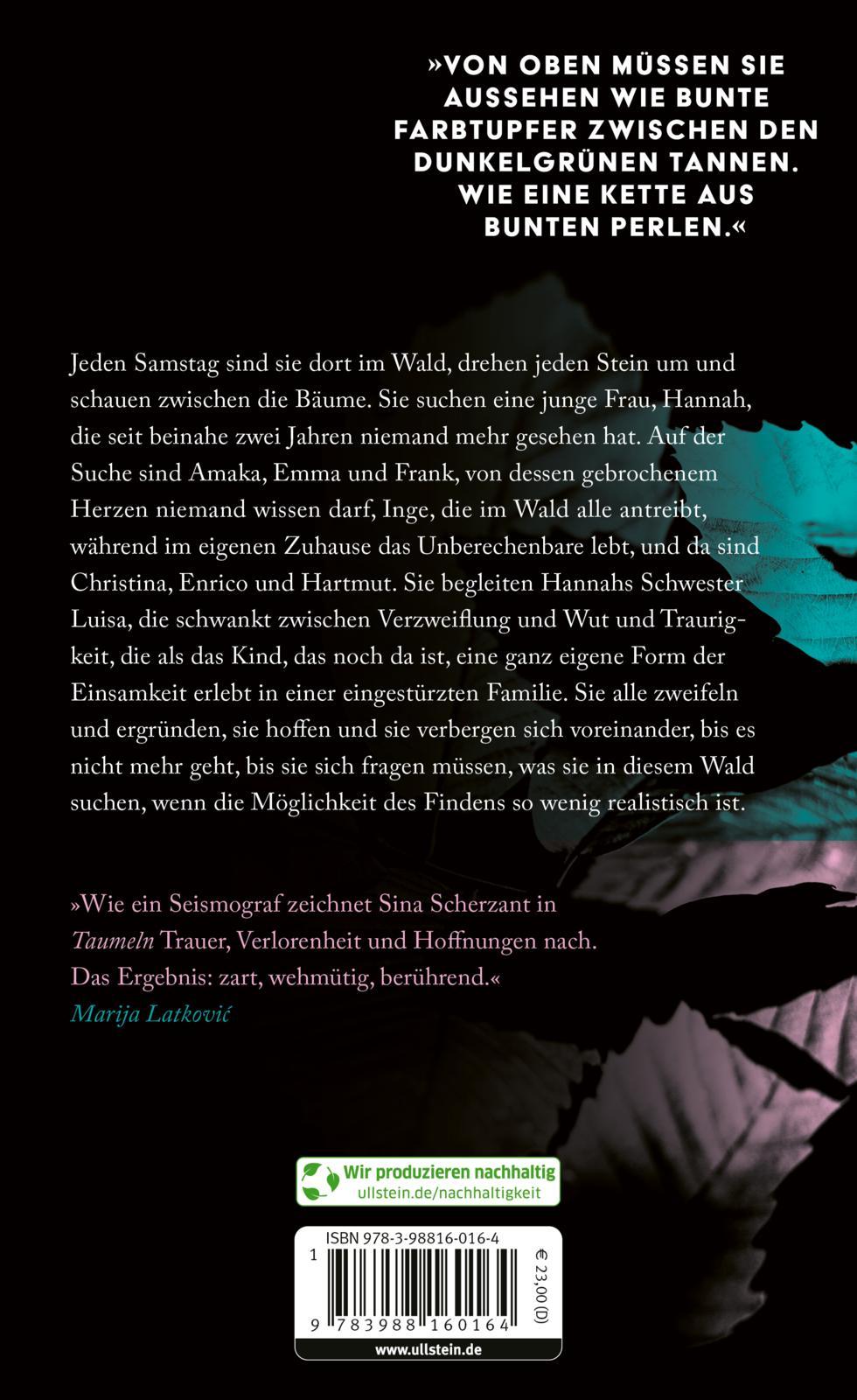 Rückseitencover Taumeln
