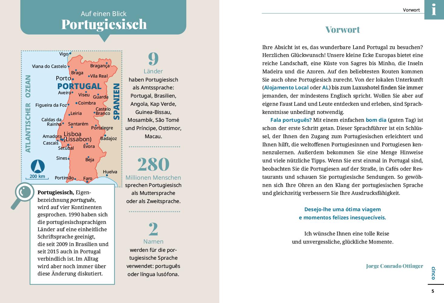 Beispielinhalt (Bild) Reise Know-How Sprachführer Portugiesisch - Wort für Wort