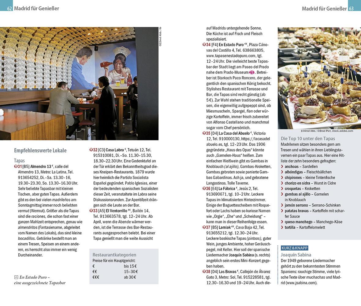 Beispielinhalt (Bild) Reise Know-How CityTrip Madrid