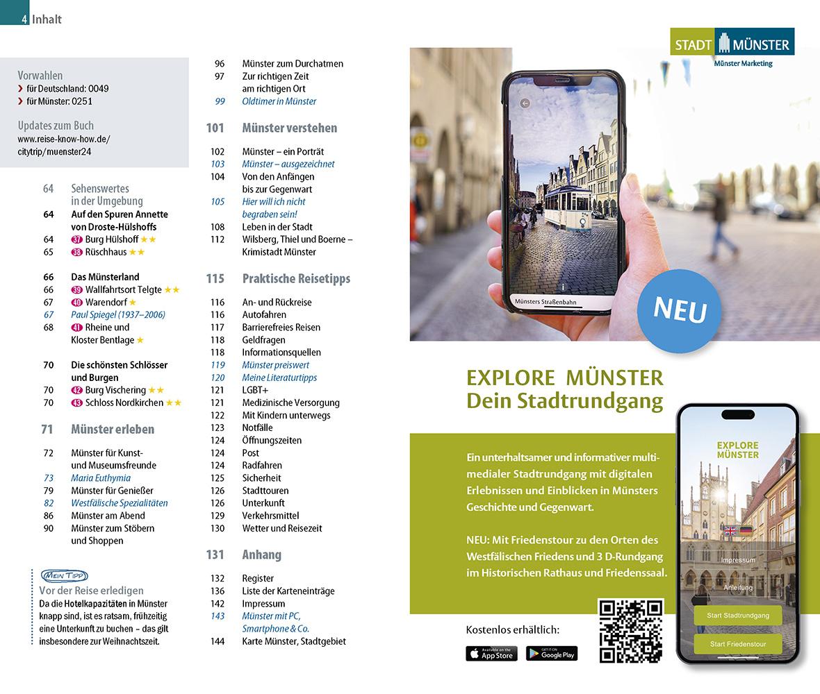 Beispielinhalt (Bild) Reise Know-How CityTrip Münster