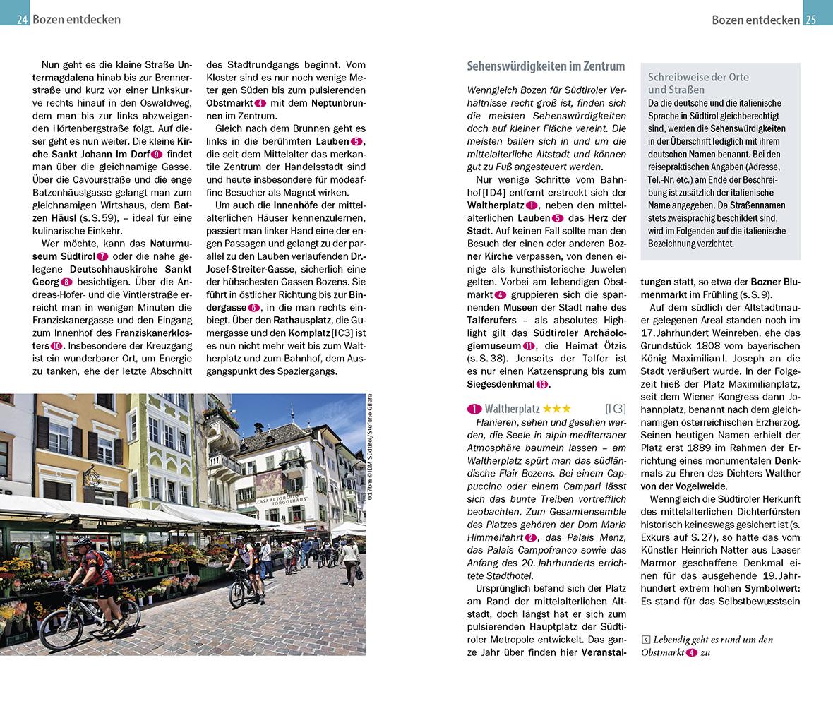 Beispielinhalt (Bild) Reise Know-How CityTrip Bozen und Meran