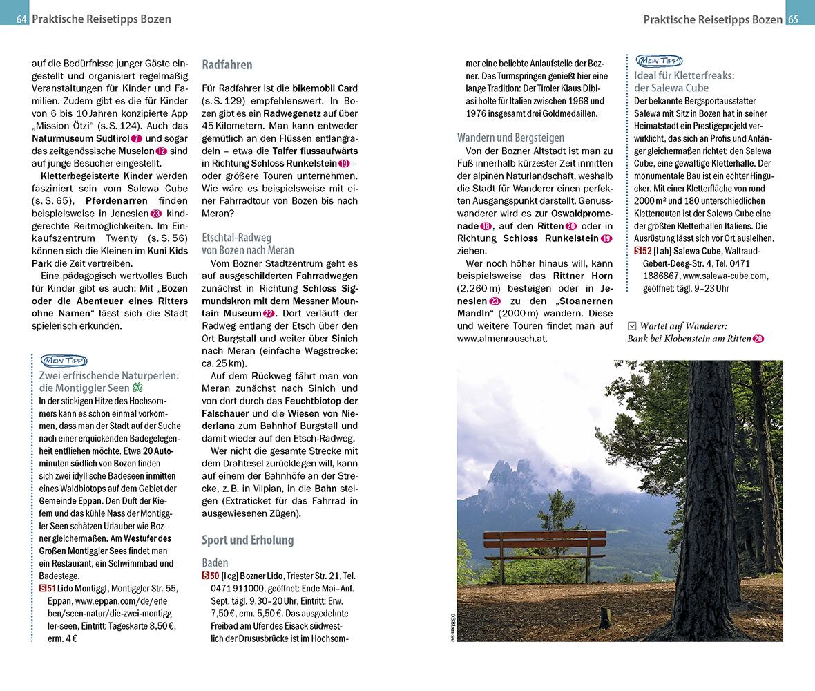 Beispielinhalt (Bild) Reise Know-How CityTrip Bozen und Meran