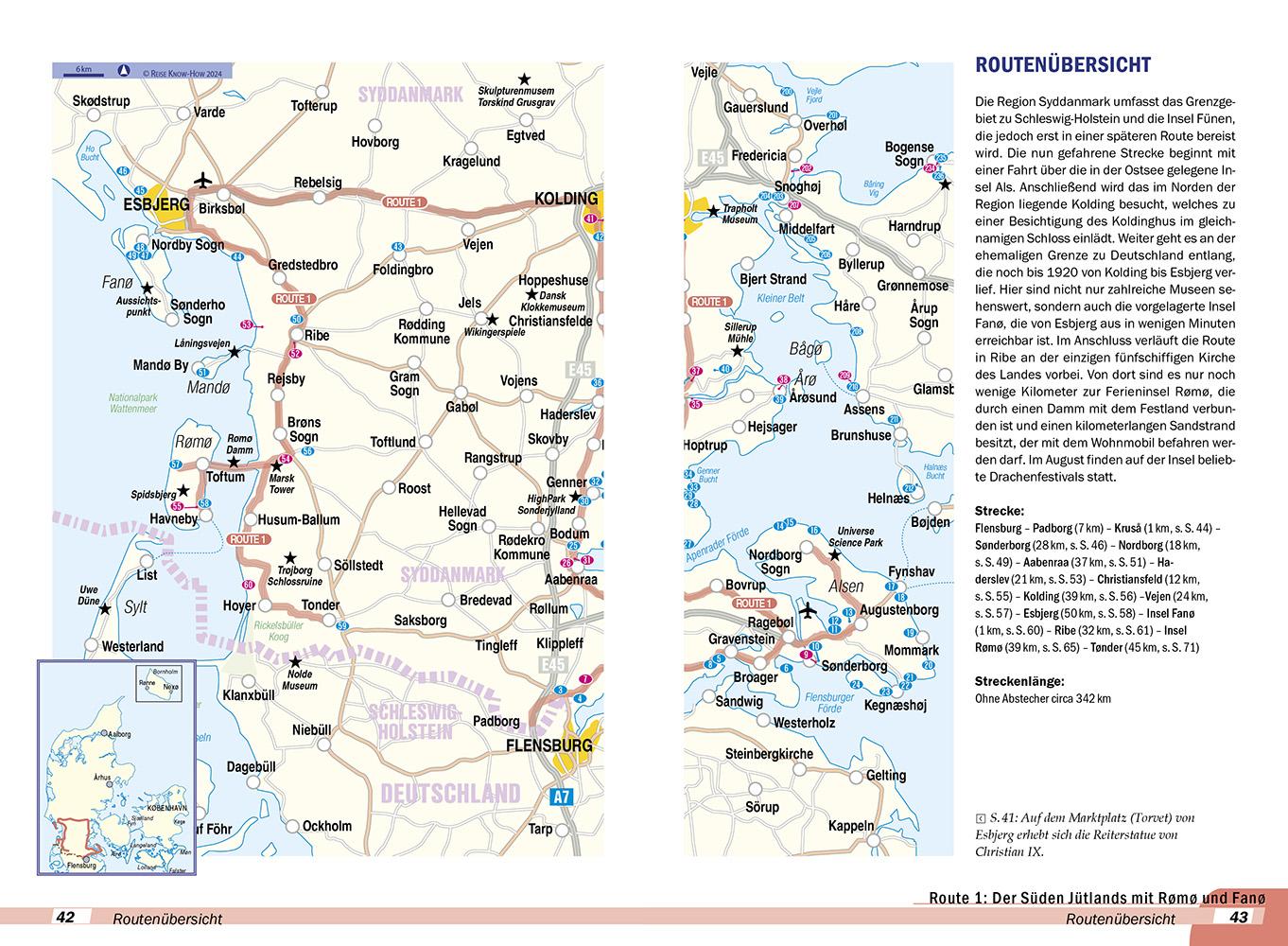 Beispielinhalt (Bild) Reise Know-How Wohnmobil-Tourguide Dänemark
