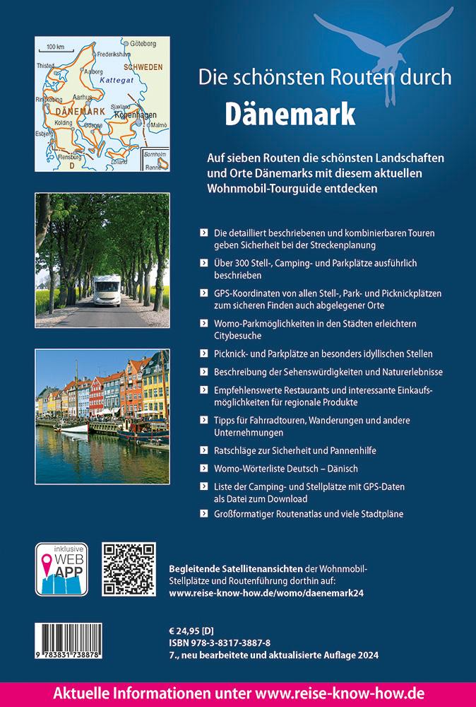 Rückseitencover Reise Know-How Wohnmobil-Tourguide Dänemark
