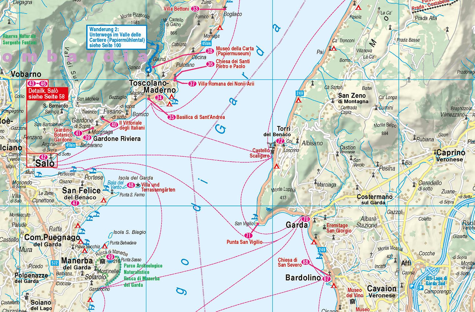 Beispielinhalt (Bild) Reise Know-How MeinTrip Gardasee