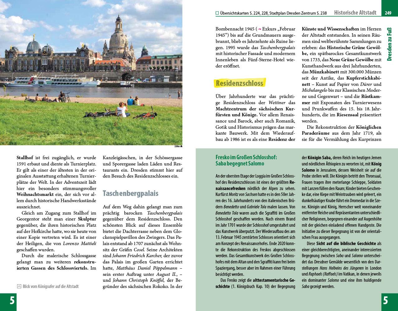 Beispielinhalt (Bild) Reise Know-How Reiseführer Sächsische Schweiz mit Dresden