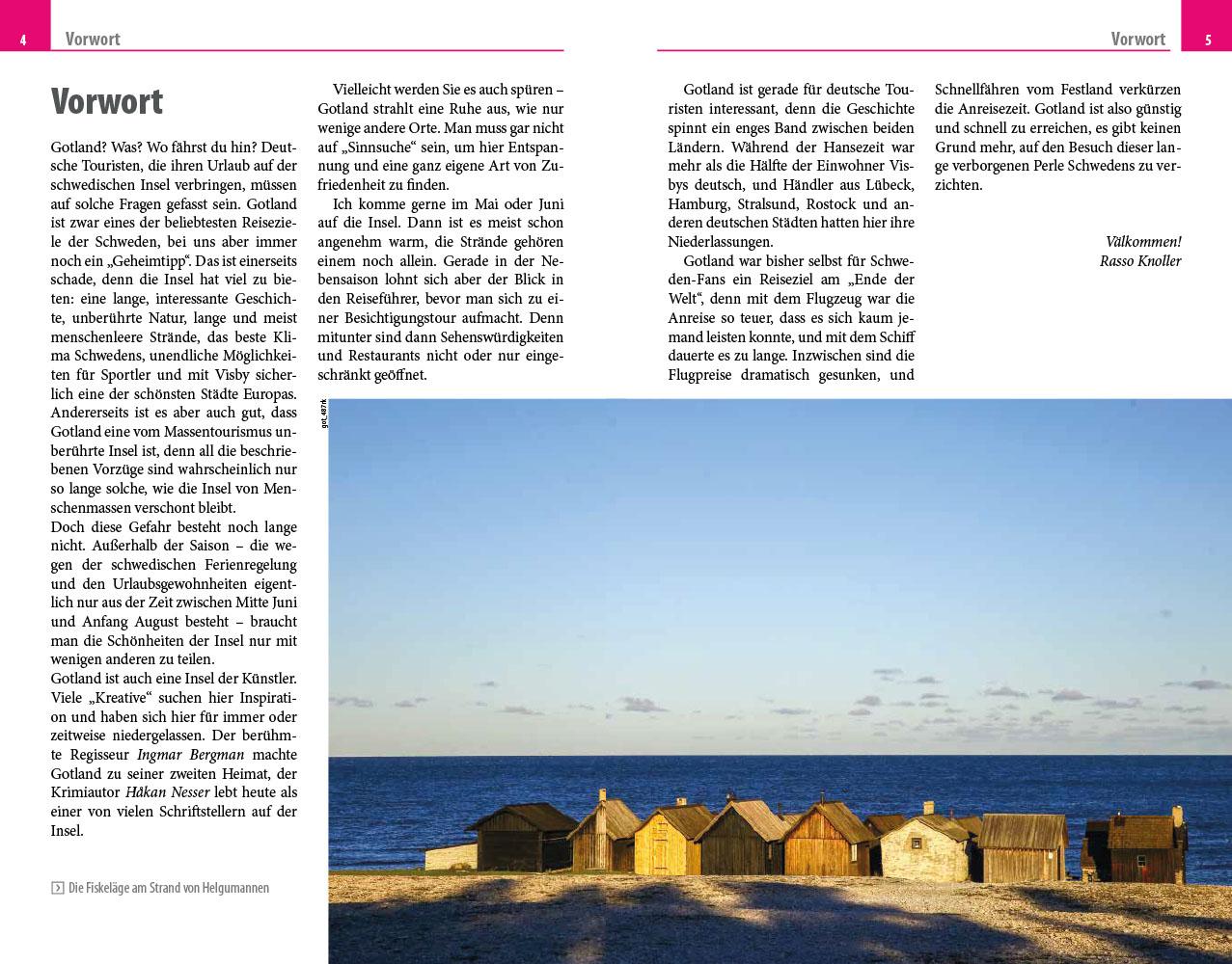 Beispielinhalt (Bild) Reise Know-How Reiseführer Gotland