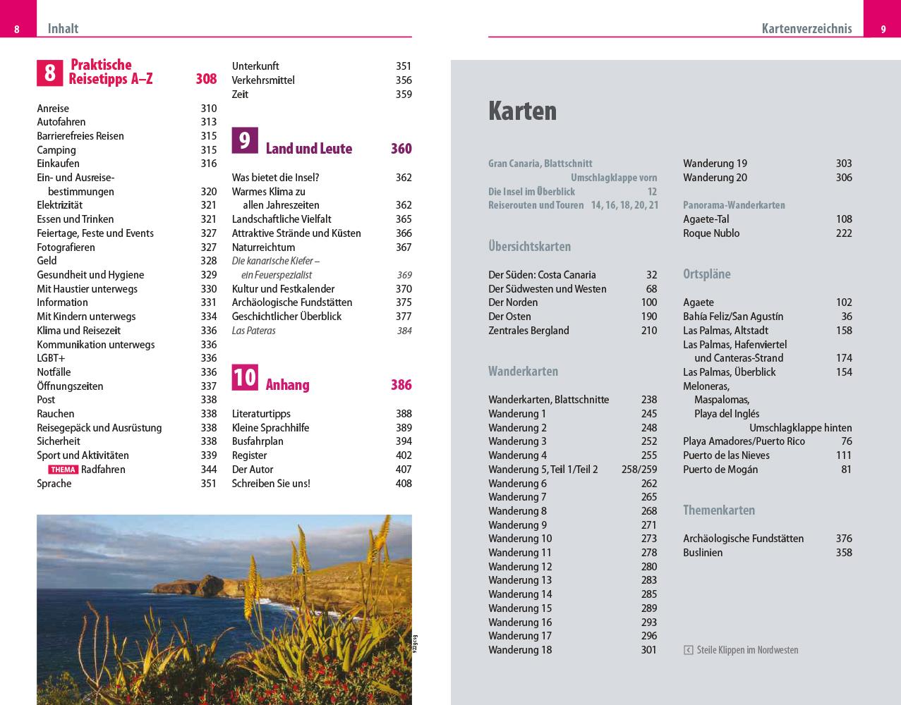 Beispielinhalt (Bild) Reise Know-How Reiseführer Gran Canaria