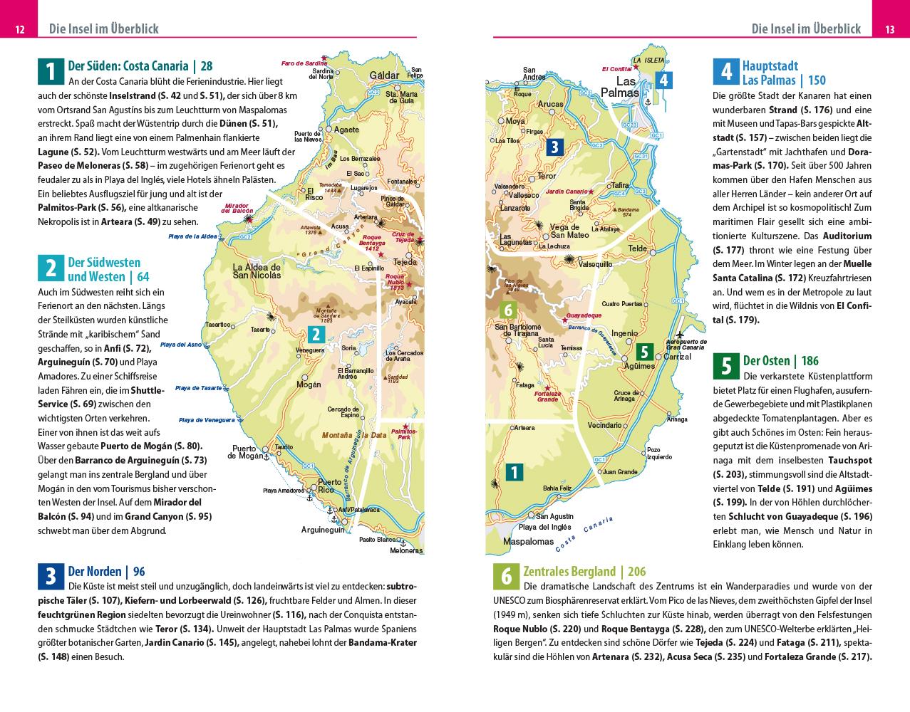 Beispielinhalt (Bild) Reise Know-How Reiseführer Gran Canaria