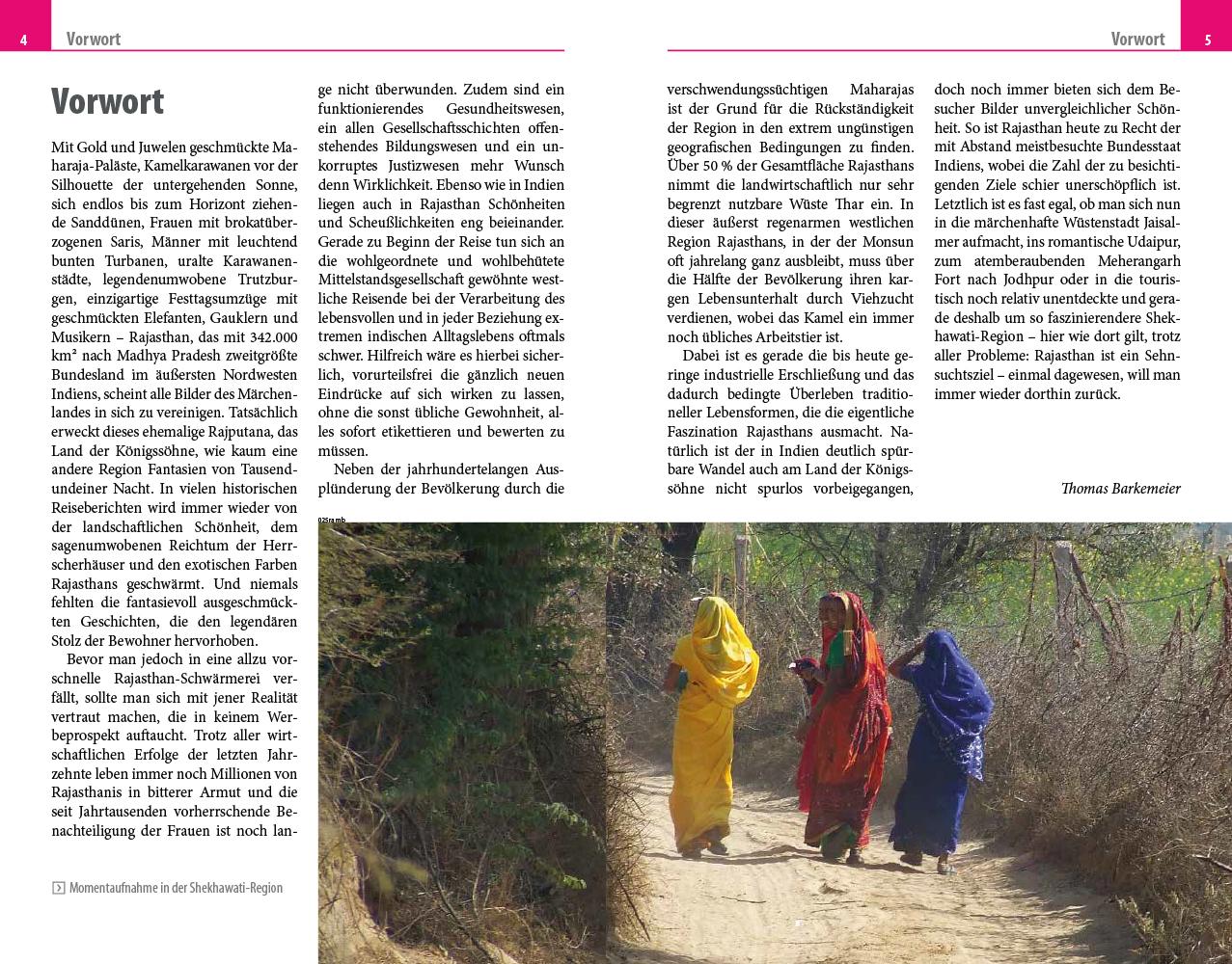Beispielinhalt (Bild) Reise Know-How Reiseführer Rajasthan mit Delhi und Agra