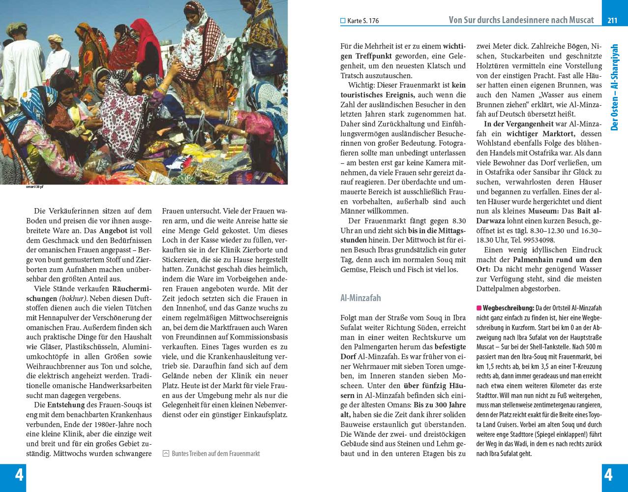 Beispielinhalt (Bild) Reise Know-How Reiseführer Oman