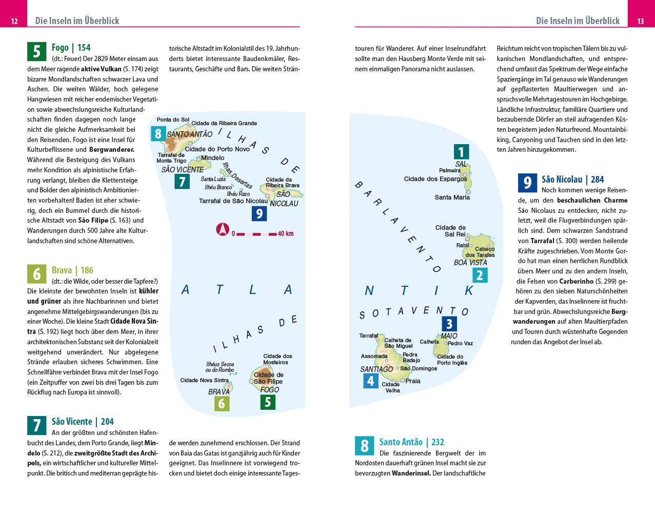 Beispielinhalt (Bild) Reise Know-How Reiseführer Cabo Verde - Kapverdische Inseln