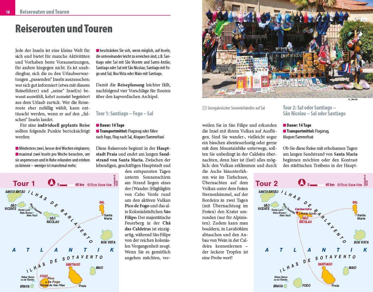 Beispielinhalt (Bild) Reise Know-How Reiseführer Cabo Verde - Kapverdische Inseln