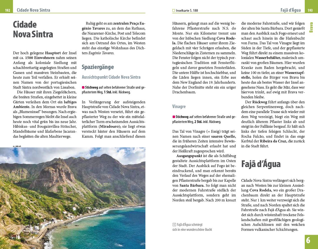 Beispielinhalt (Bild) Reise Know-How Reiseführer Cabo Verde - Kapverdische Inseln