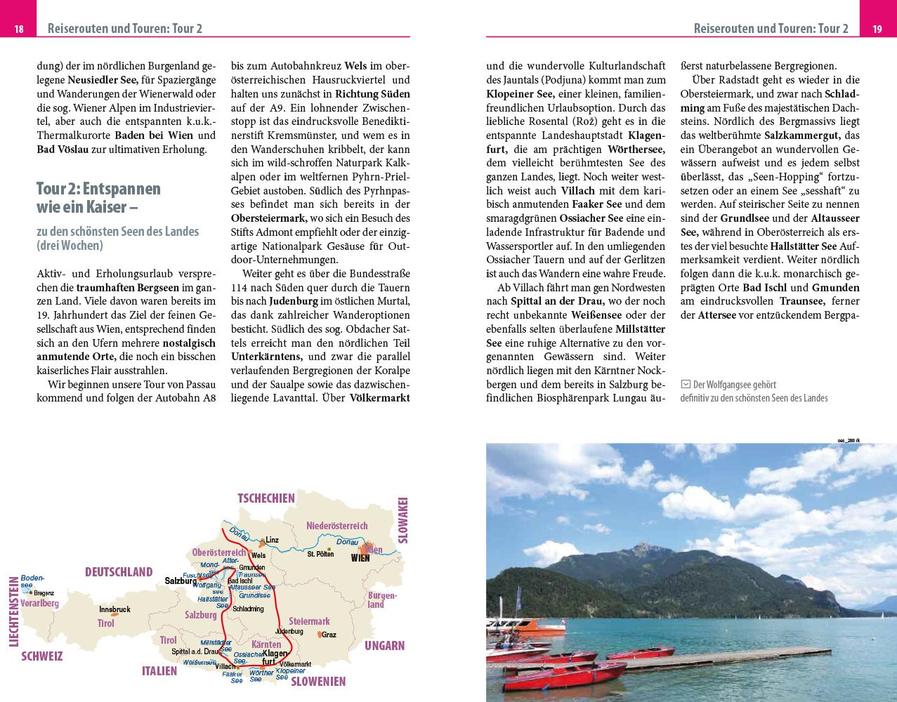 Beispielinhalt (Bild) Reise Know-How Reiseführer Österreich