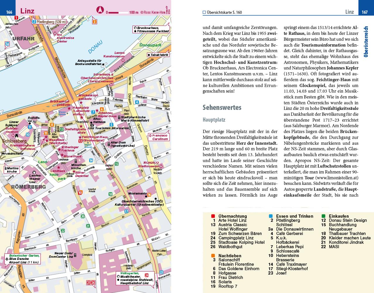 Beispielinhalt (Bild) Reise Know-How Reiseführer Österreich