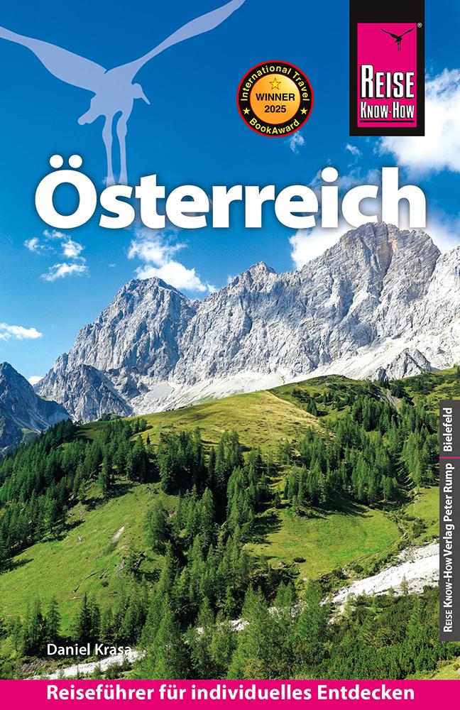 Vorderes Coverbild Reise Know-How Reiseführer Österreich