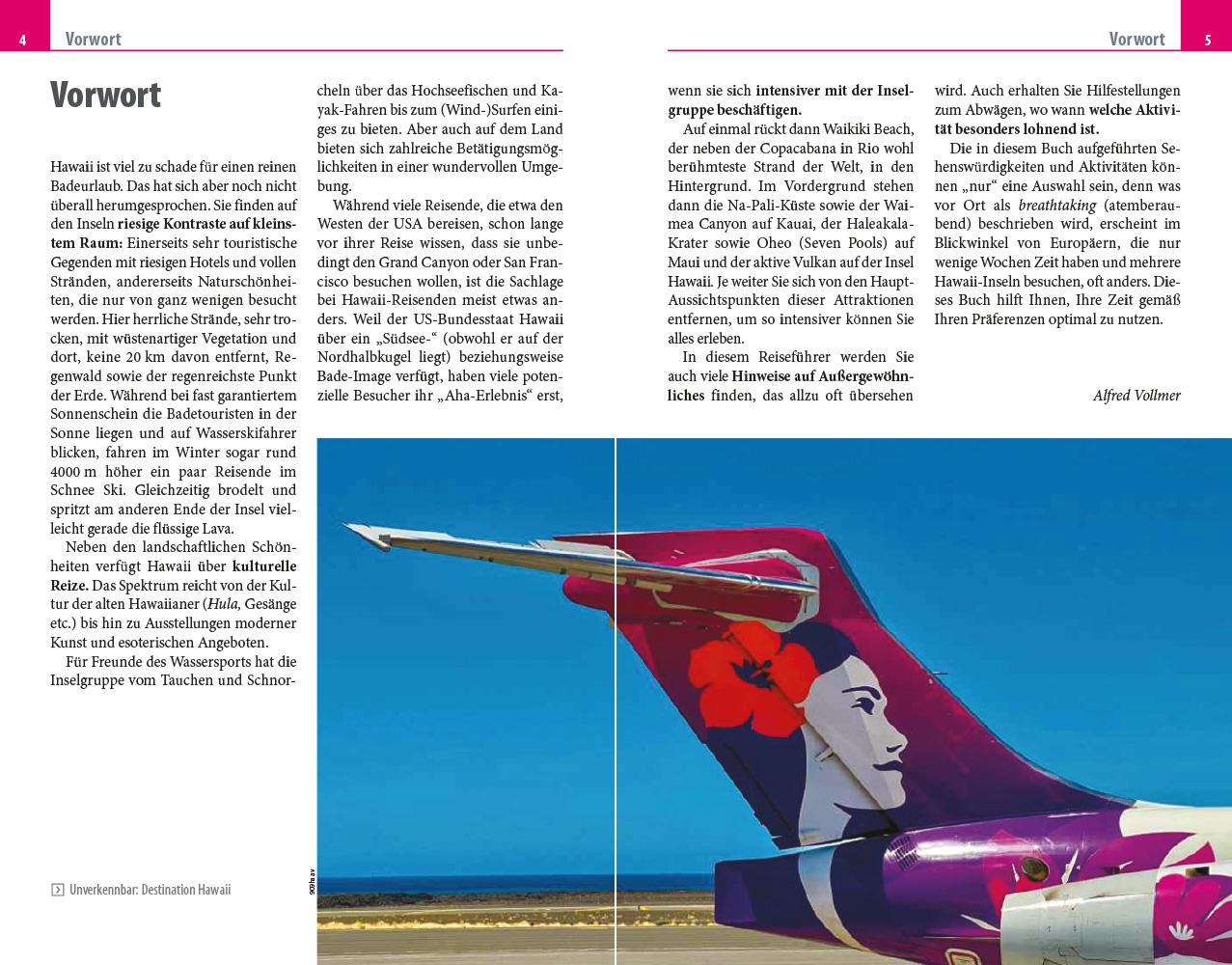 Beispielinhalt (Bild) Reise Know-How Reiseführer Hawaii