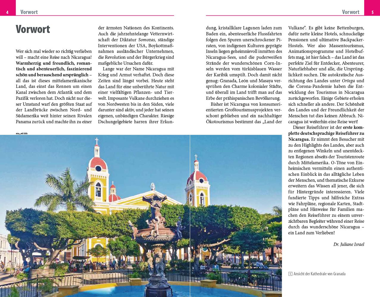 Beispielinhalt (Bild) Reise Know-How Reiseführer Nicaragua