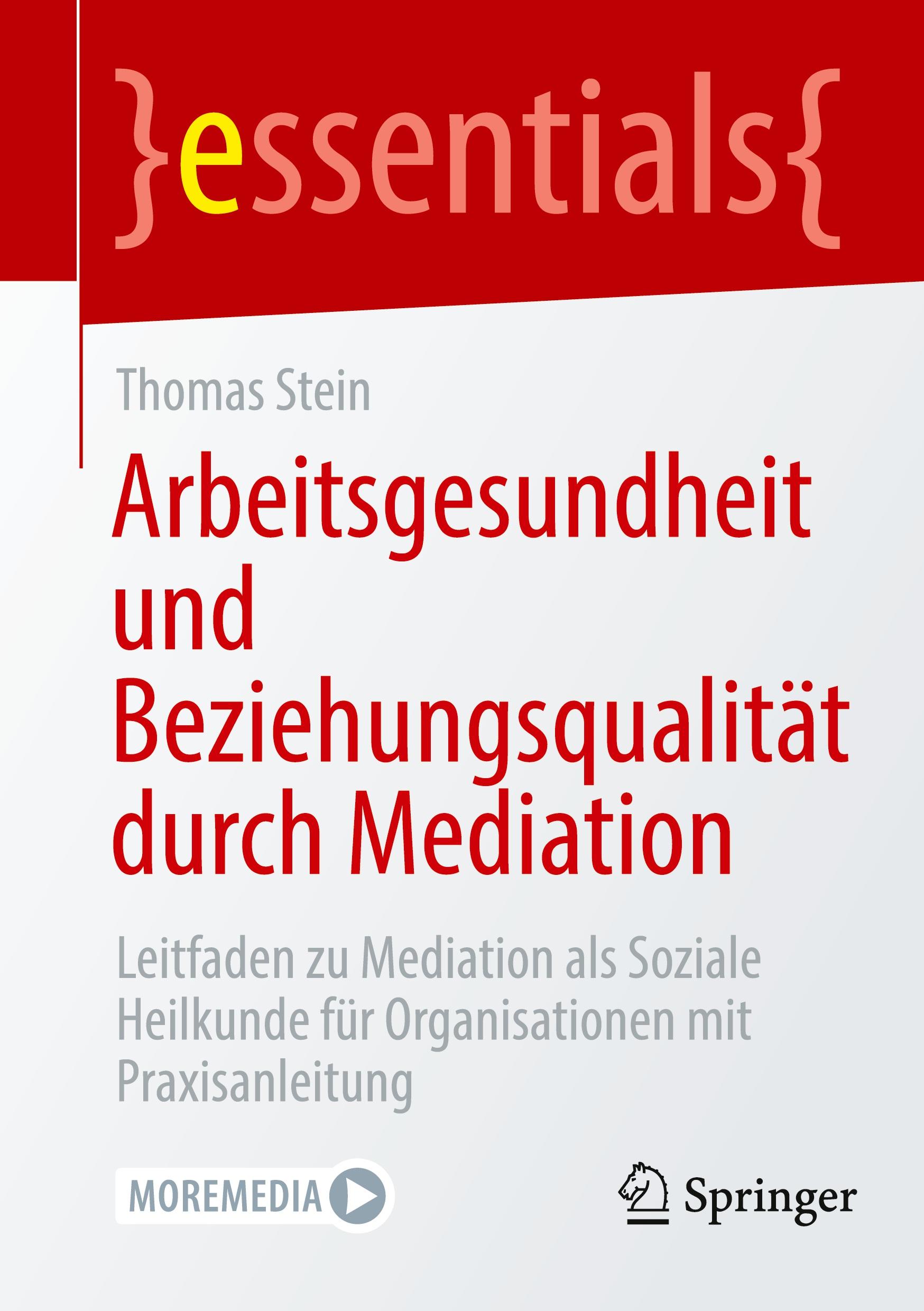 Vorderes Coverbild Arbeitsgesundheit und Beziehungsqualität durch Mediation