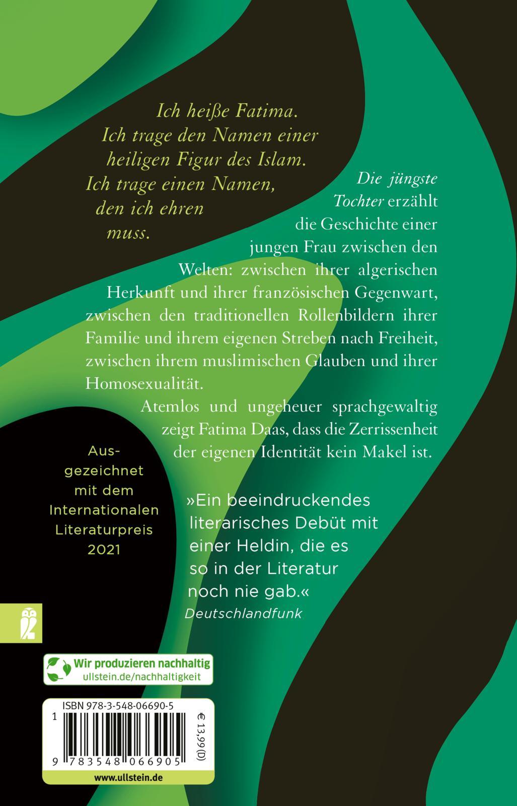 Rückseitencover Die jüngste Tochter