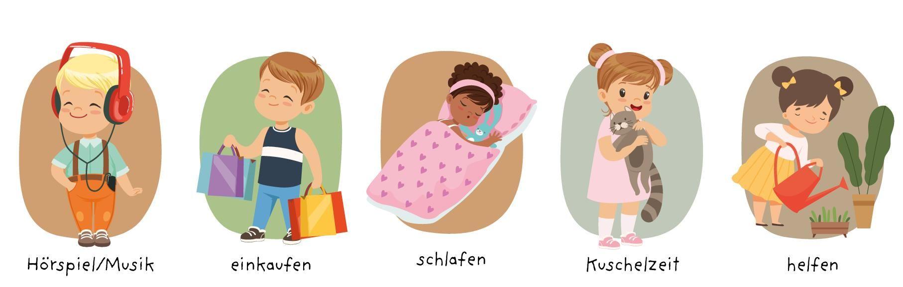 Beispielinhalt (Bild) Meine Routine - Tagesplaner für Kinder