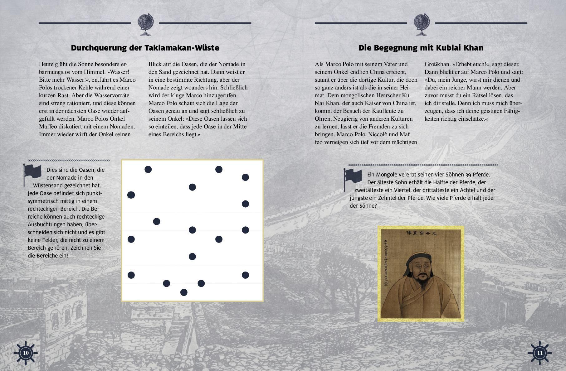 Beispielinhalt (Bild) Logikrätsel Die großen Entdecker