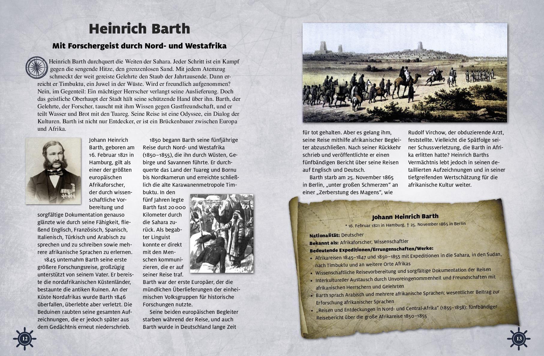 Beispielinhalt (Bild) Logikrätsel Die großen Entdecker