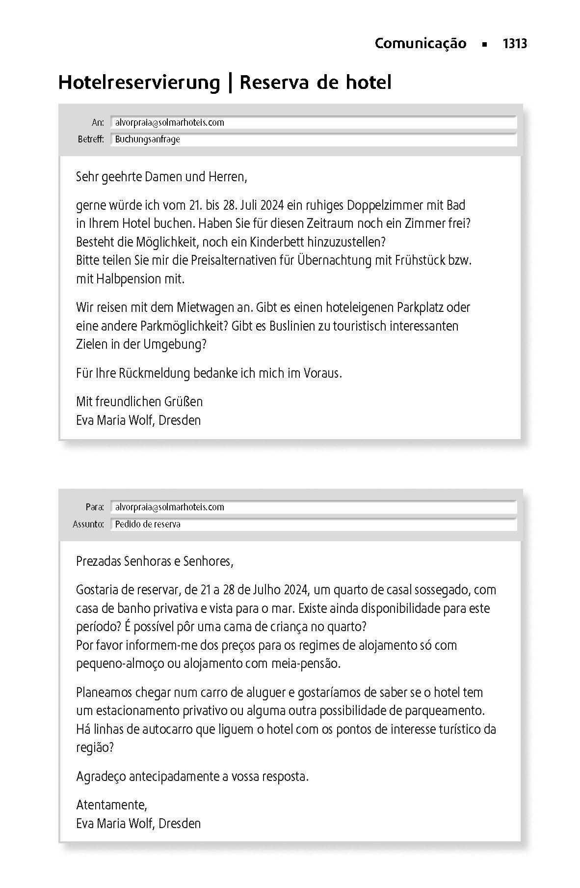 Beispielinhalt (Bild) Langenscheidt Taschenwörterbuch Portugiesisch