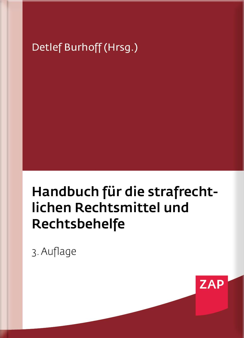Vorderes Coverbild Handbuch für die strafrechtlichen Rechtsmittel und Rechtsbehelfe