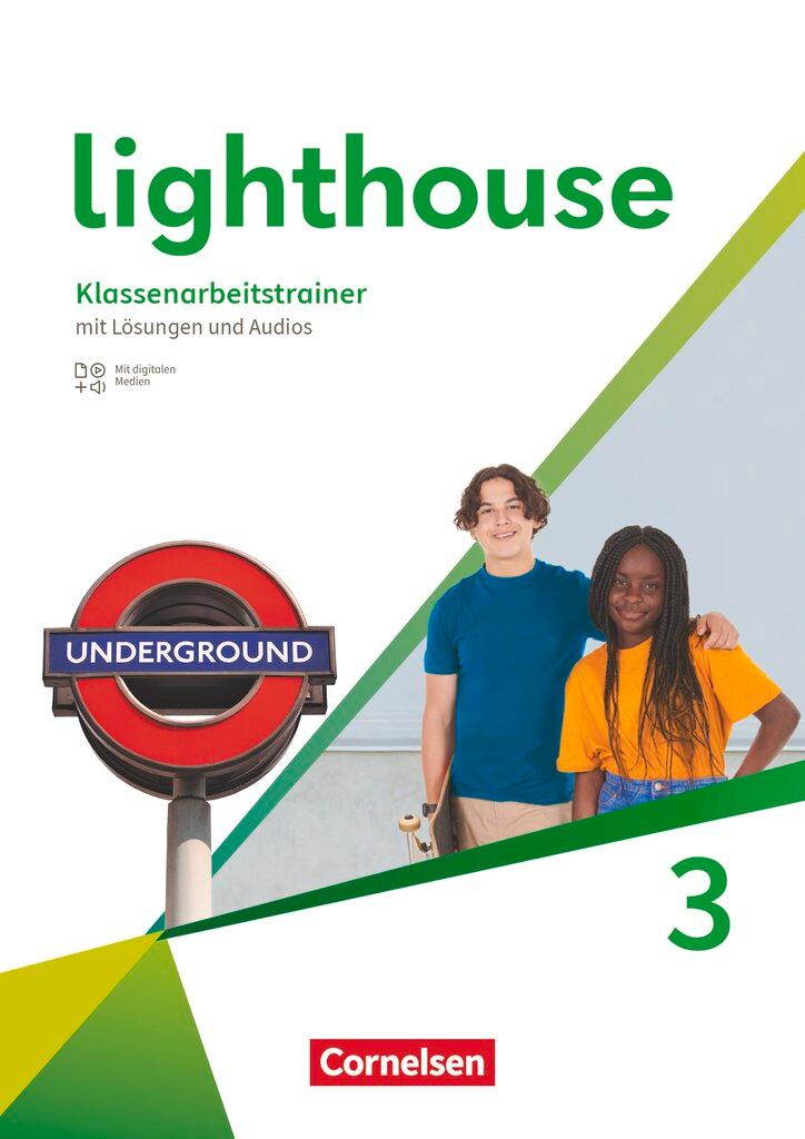 Vorderes Coverbild Lighthouse Band 3: 7. Schuljahr - Klassenarbeitstrainer - Mit Audios, Erklärfilmen und Lösungen