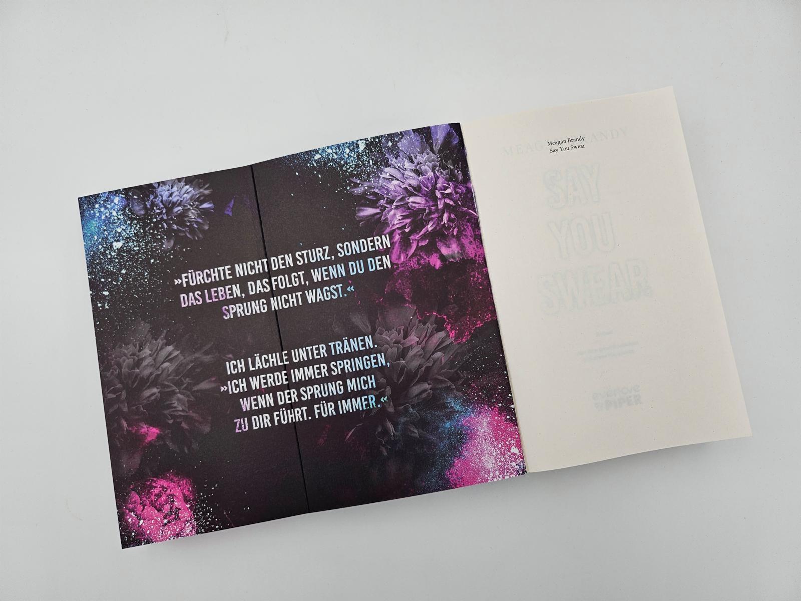 Beispielinhalt (Bild) Say you swear