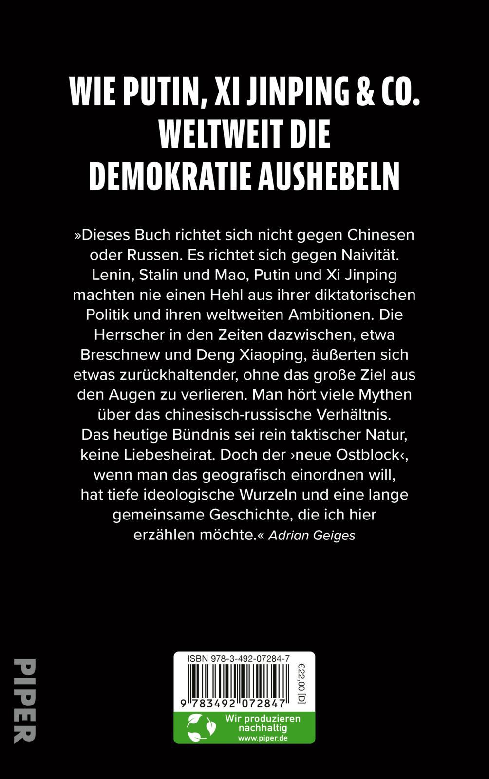 Rückseitencover Front gegen die Freiheit