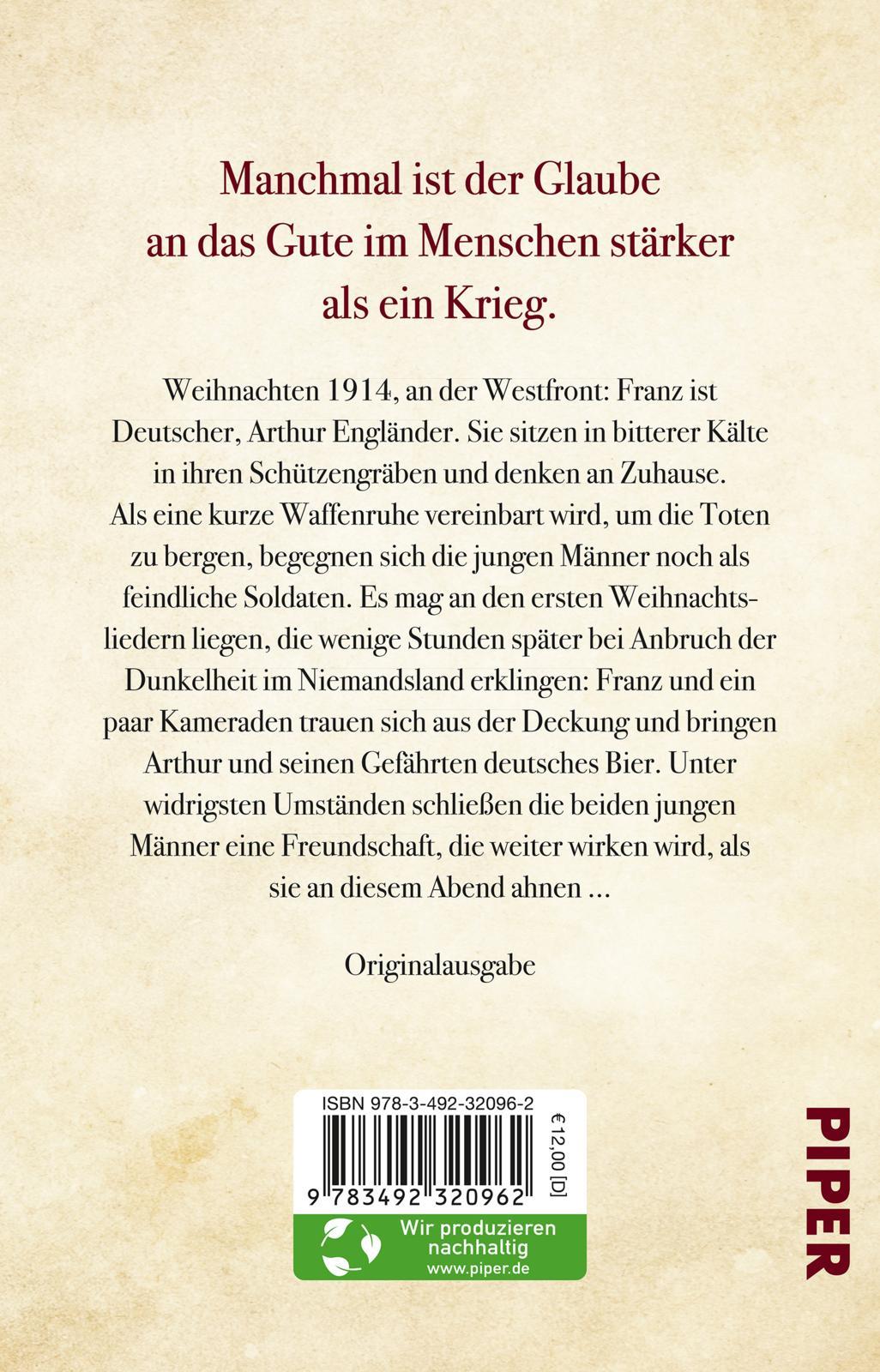 Rückseitencover Der Weihnachtsfriede