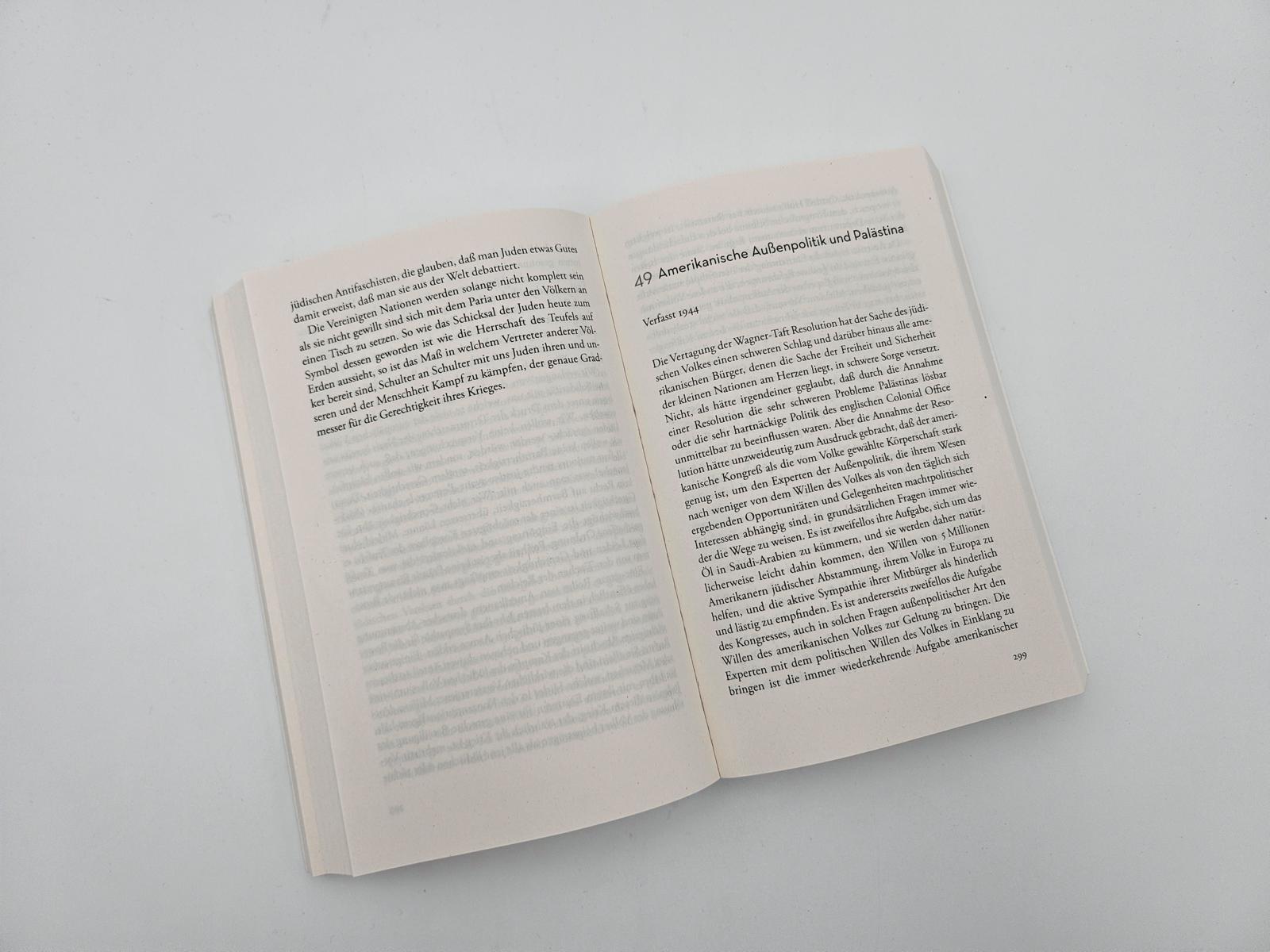 Beispielinhalt (Bild) Vorträge und Aufsätze 1941-1950