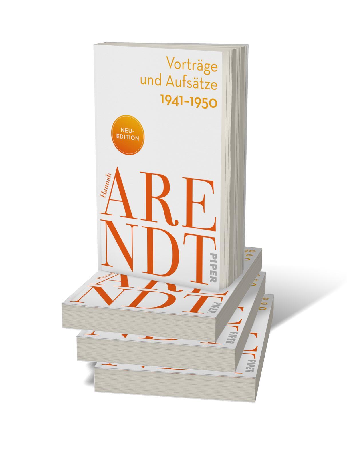 Beispielinhalt (Bild) Vorträge und Aufsätze 1941-1950